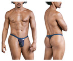 CandyMan Lace Thongs - Blue