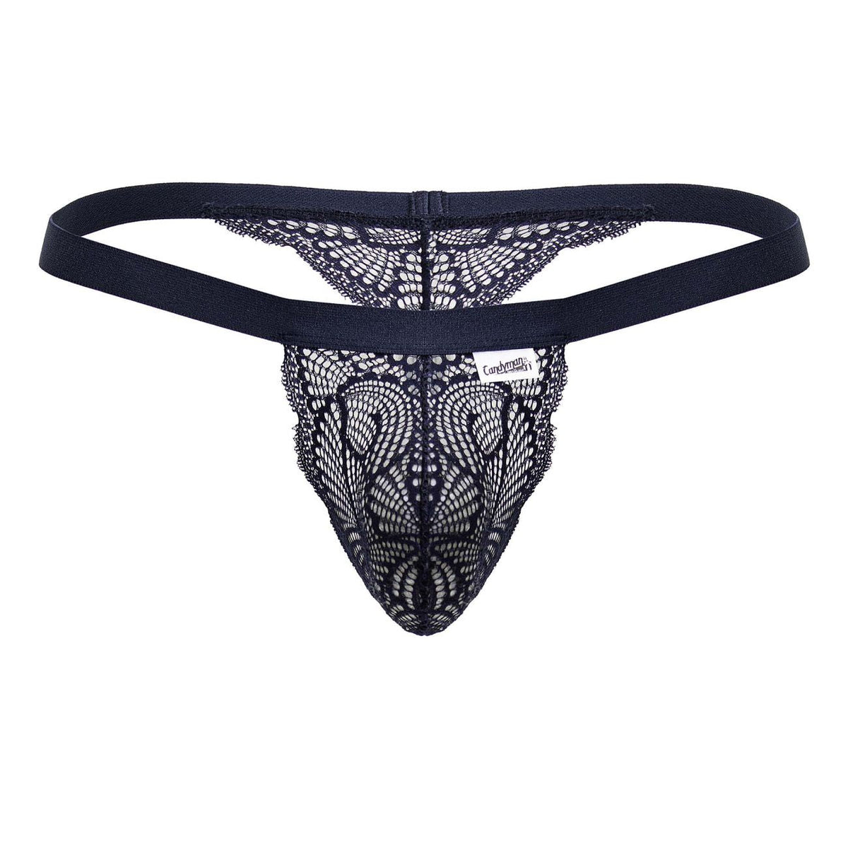 CandyMan Lace Thongs - Blue