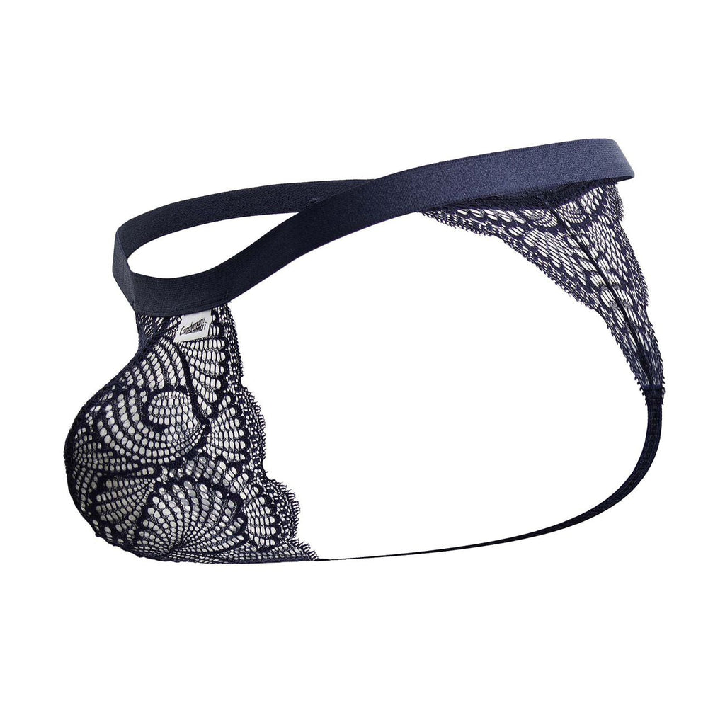 CandyMan Lace Thongs - Blue