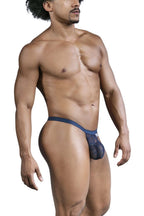 CandyMan Lace Thongs - Blue
