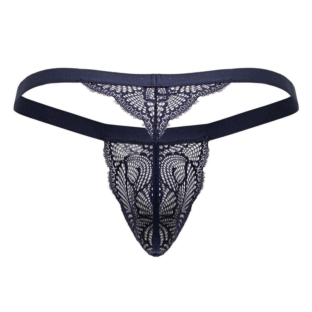 CandyMan Lace Thongs - Blue