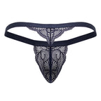 CandyMan Lace Thongs - Blue
