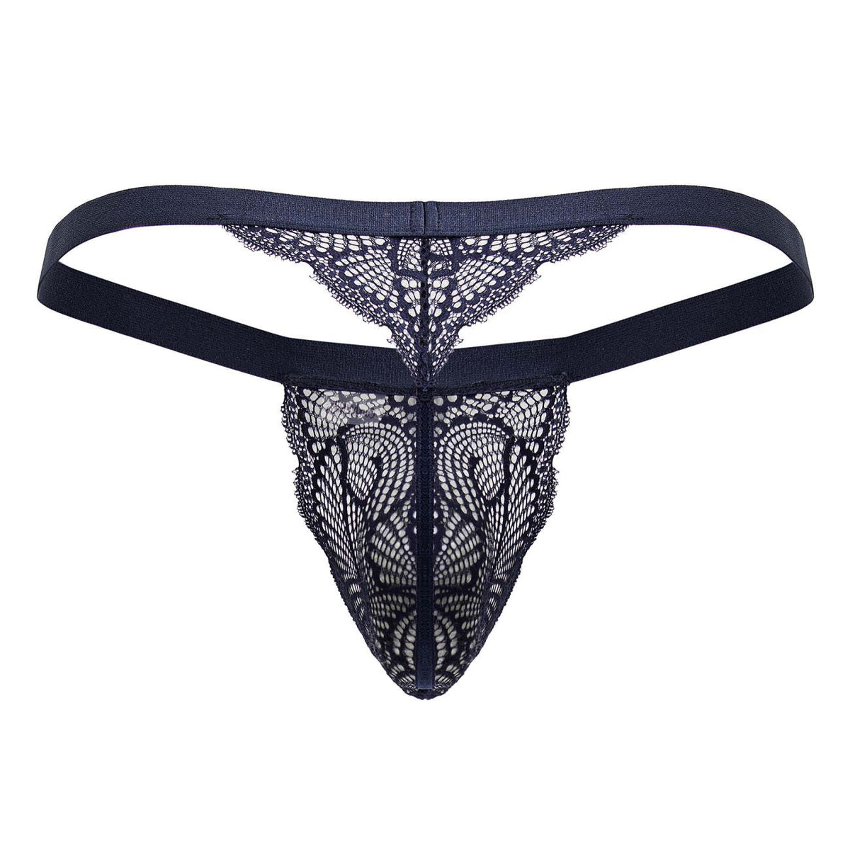 CandyMan Lace Thongs - Blue