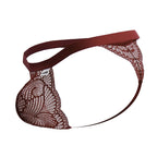 CandyMan Lace Thongs - Wine