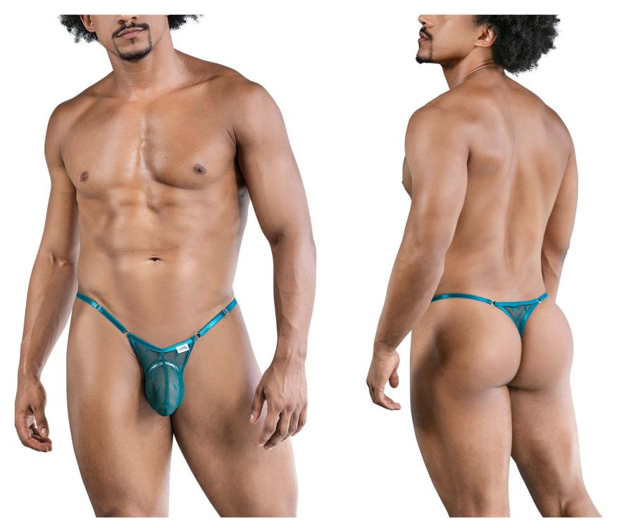 CandyMan Mesh Thongs - Green