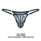 CandyMan Mesh Thongs - Green