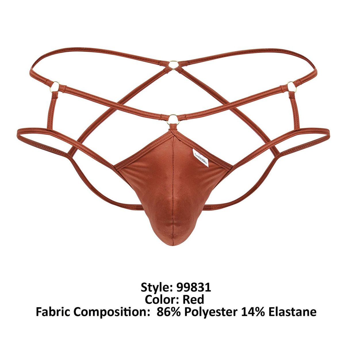 CandyMan Cage Jockstrap - Red