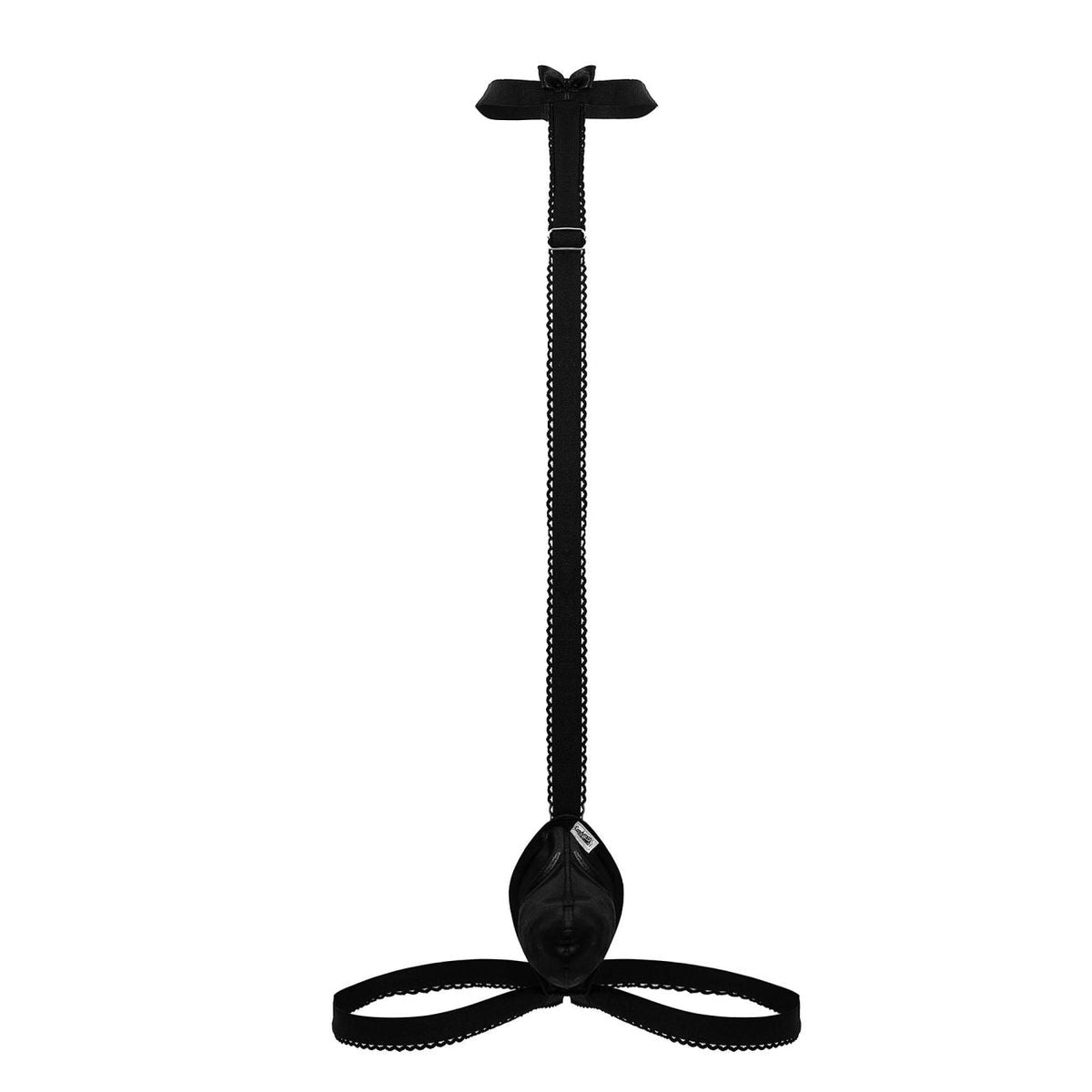 CandyMan Black Tie Thongs - Black