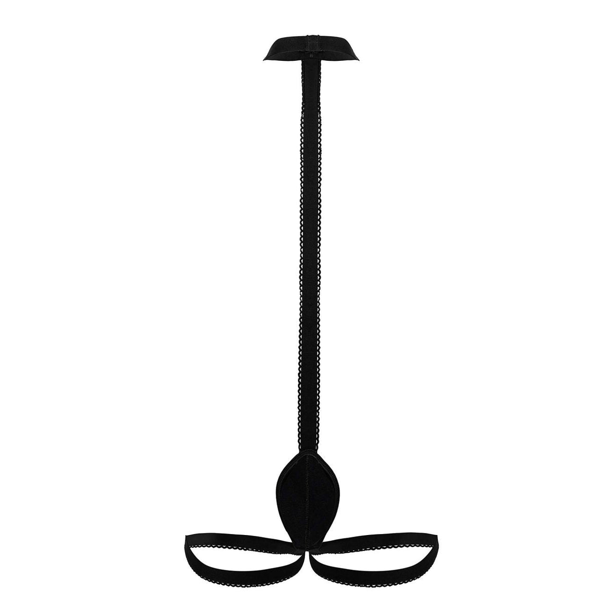 CandyMan Black Tie Thongs - Black