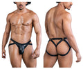 CandyMan Crisscross Thongs - Black