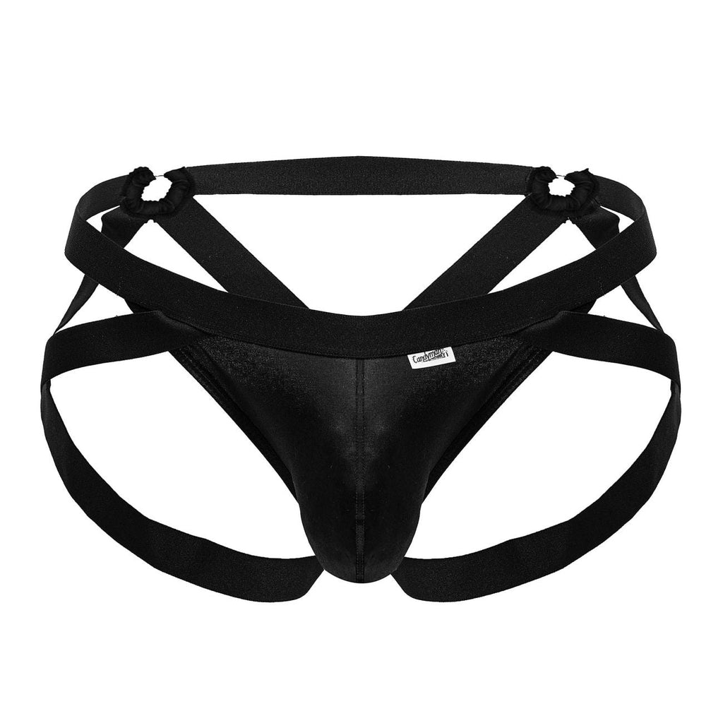 CandyMan Crisscross Thongs - Black