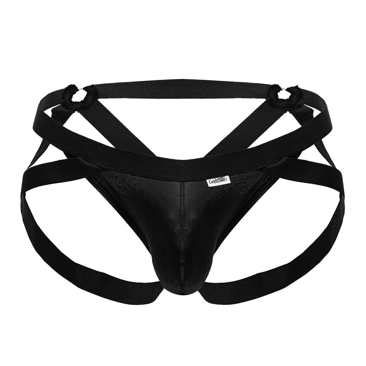 CandyMan Crisscross Thongs - Black