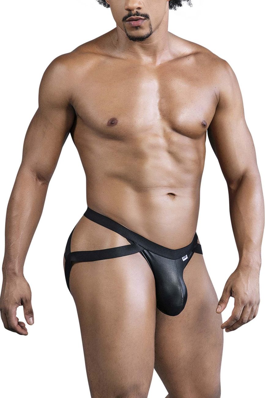 CandyMan Crisscross Thongs - Black