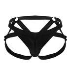 CandyMan Crisscross Thongs - Black