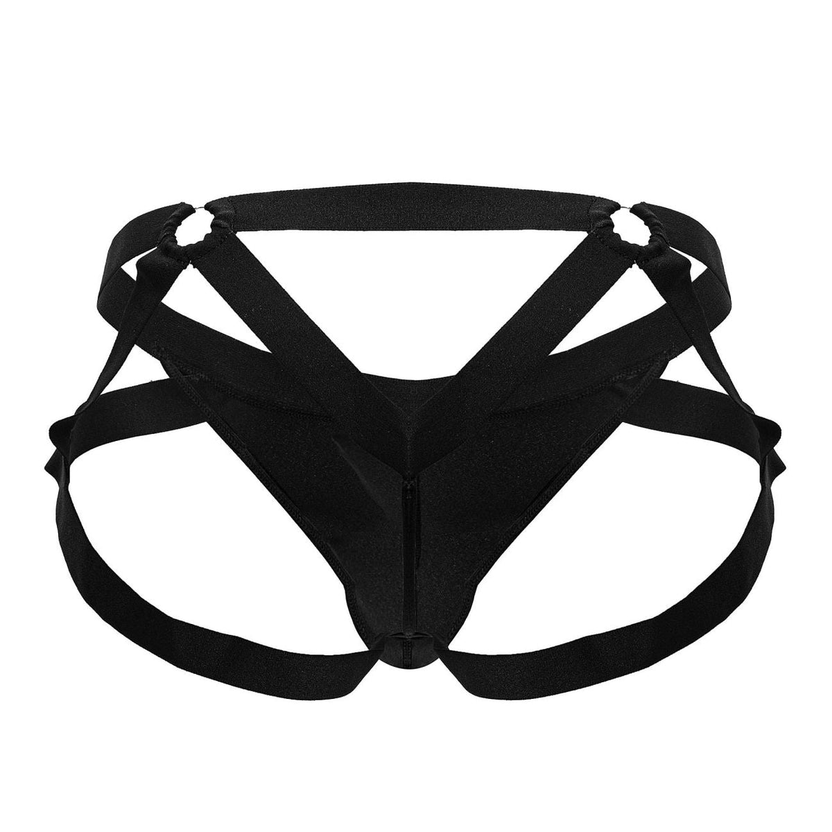 CandyMan Crisscross Thongs - Black