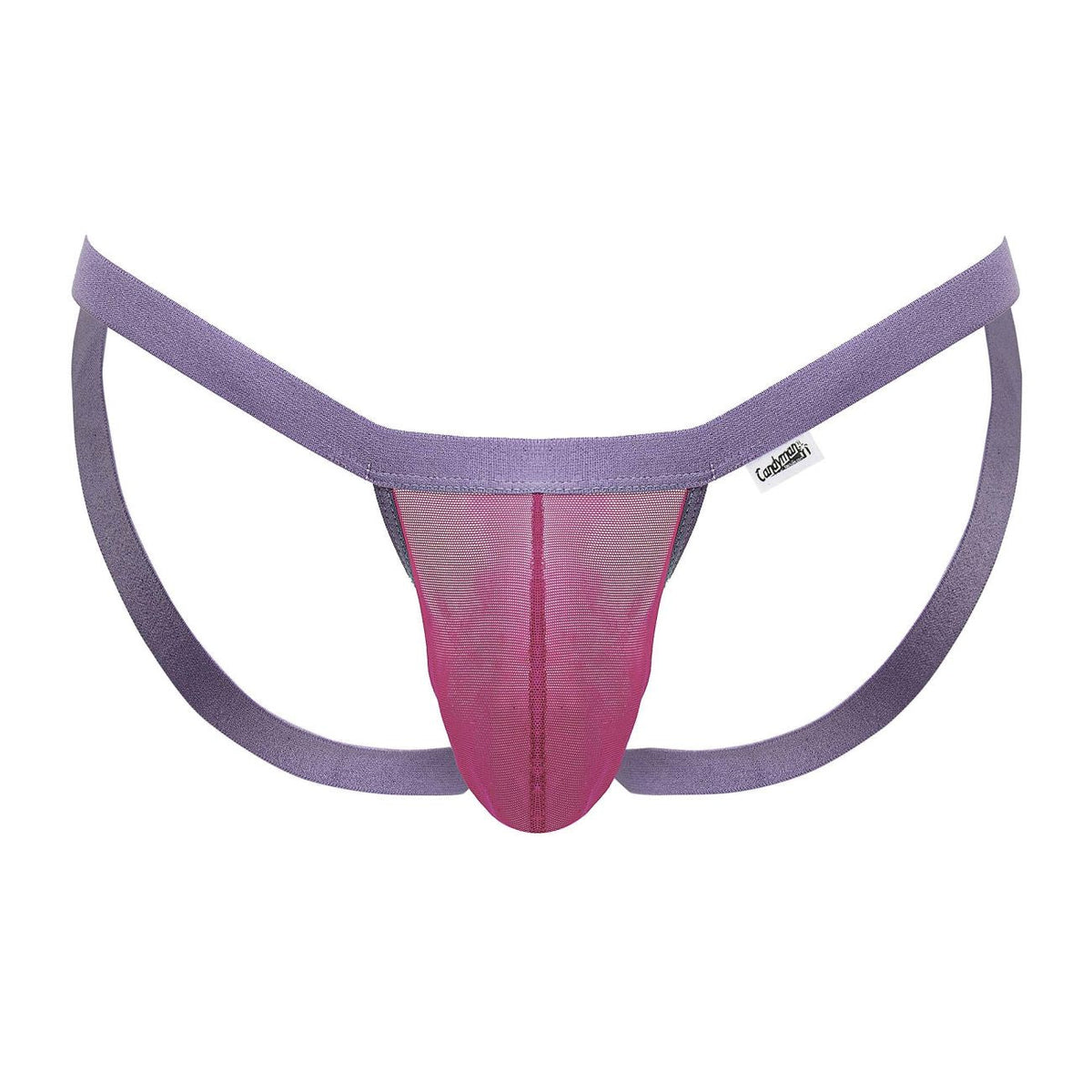 CandyMan Mesh Thongs - Hot Pink