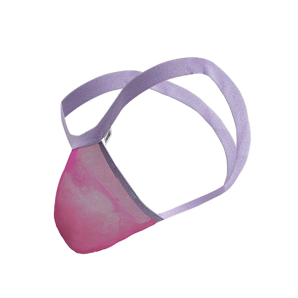 CandyMan Mesh Thongs - Hot Pink