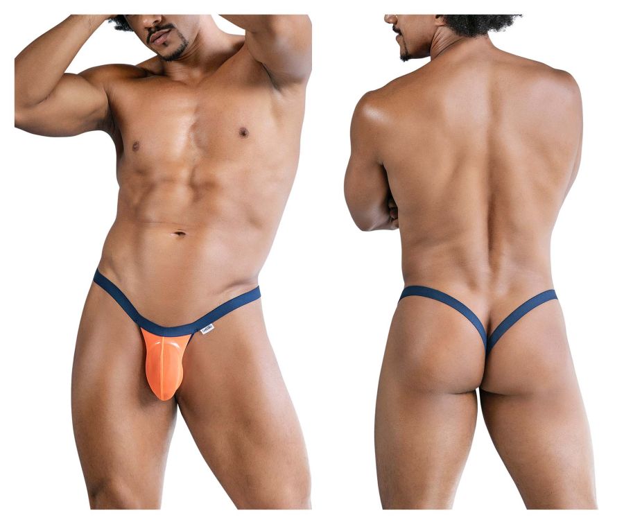 CandyMan Mesh Thongs - Orange