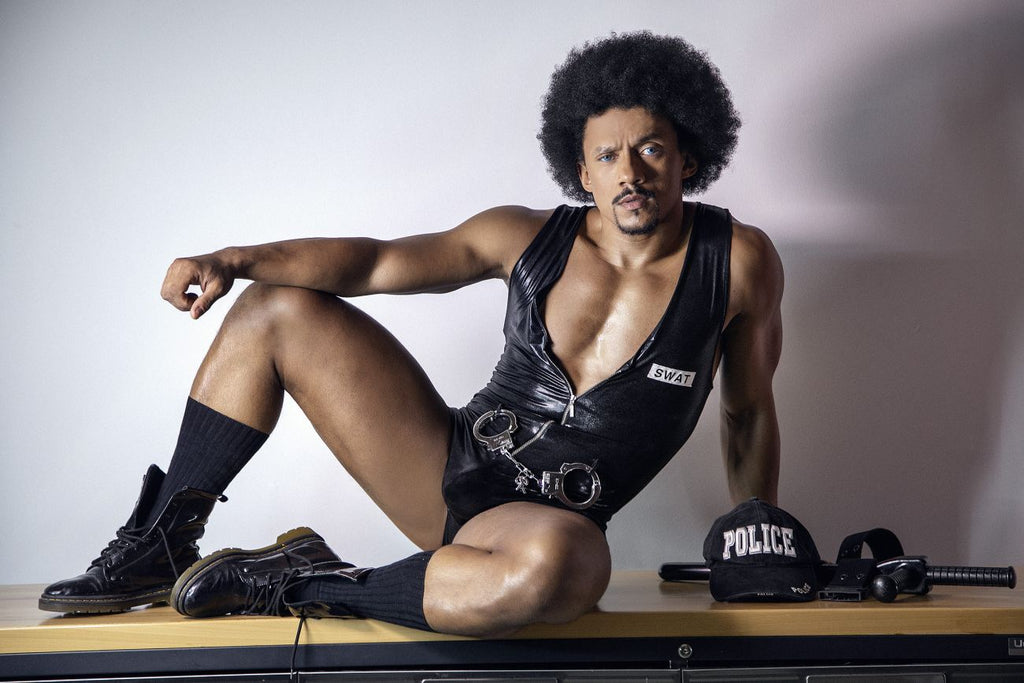 CandyMan Police Bodysuit - Black