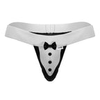 CandyMan Tuxedo Thongs - Black