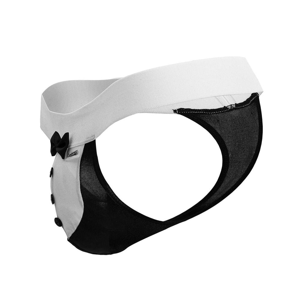 CandyMan Tuxedo Thongs - Black