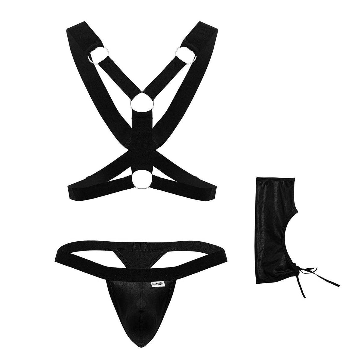 CandyMan Three Piece Outfit - Black