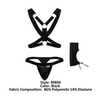 CandyMan Three Piece Outfit - Black