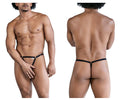 CandyMan Nudist Thongs - Black