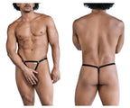 CandyMan Nudist Thongs - Black