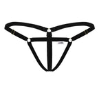 CandyMan Nudist Thongs - Black