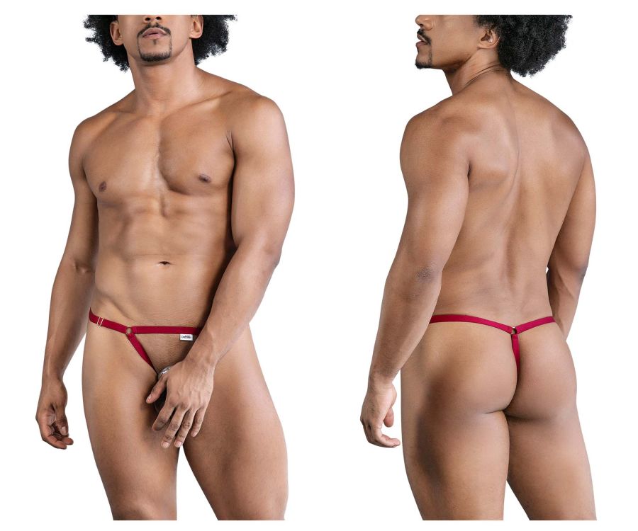 CandyMan Nudist Thongs - Red