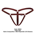 CandyMan Nudist Thongs - Red