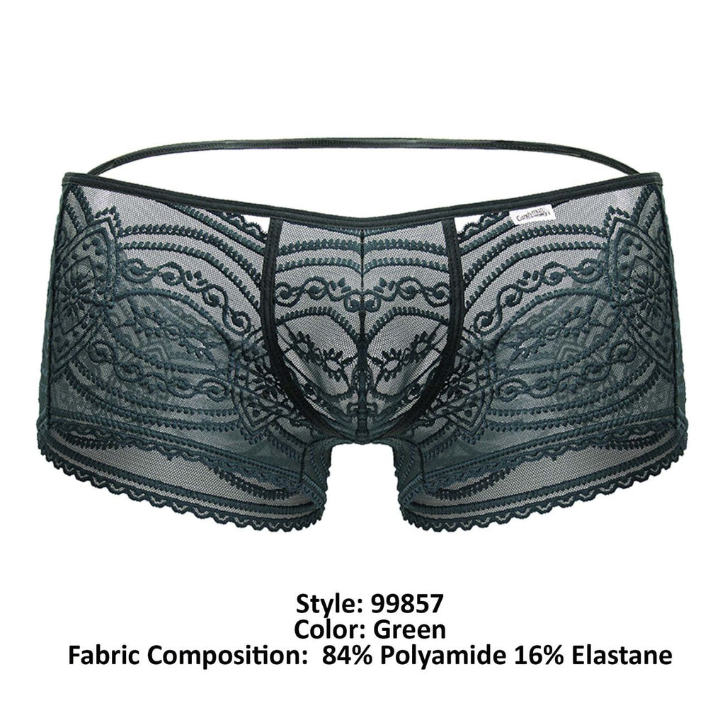 CandyMan Lace Trunks - Green