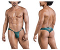 CandyMan Lace Thongs - Green