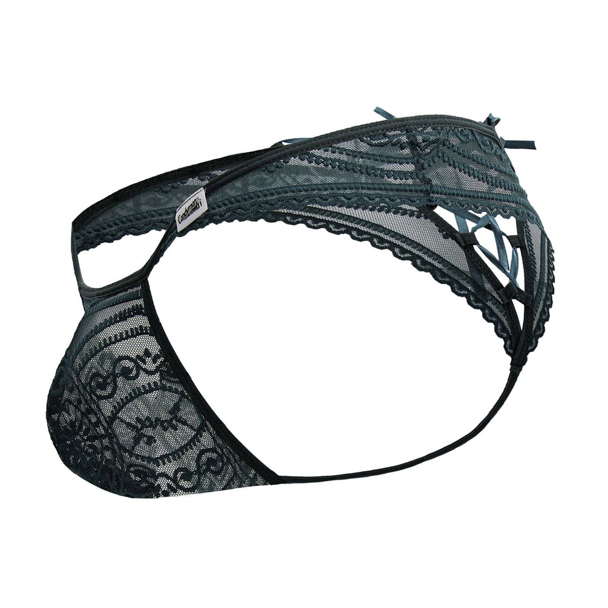 CandyMan Lace Thongs - Green