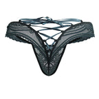 CandyMan Lace Thongs - Green