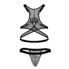 CandyMan Fishnet Outfit - Black