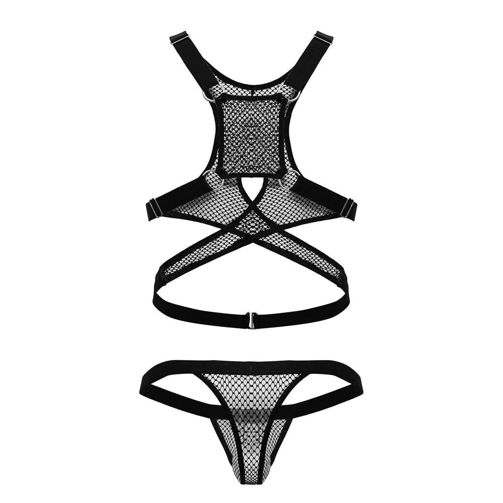 CandyMan Fishnet Outfit - Black
