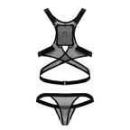 CandyMan Fishnet Outfit - Black