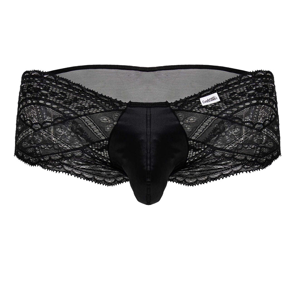CandyMan Lace Briefs - Black
