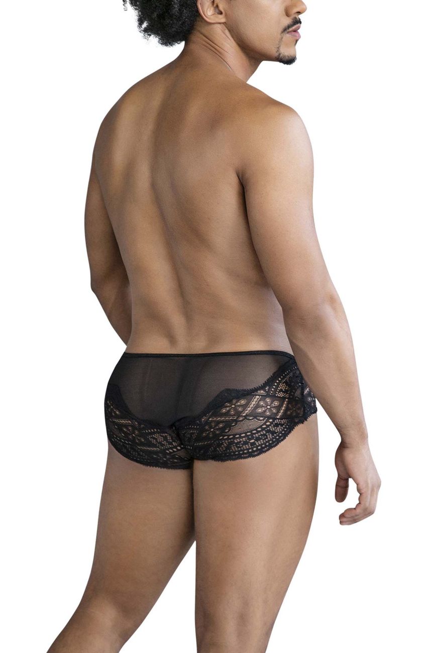CandyMan Lace Briefs - Black