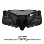 CandyMan Lace Briefs - Black