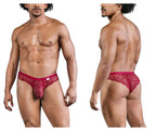 CandyMan Lace Briefs - Wine