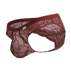 CandyMan Lace Briefs - Wine