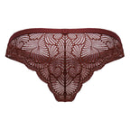 CandyMan Lace Briefs - Wine