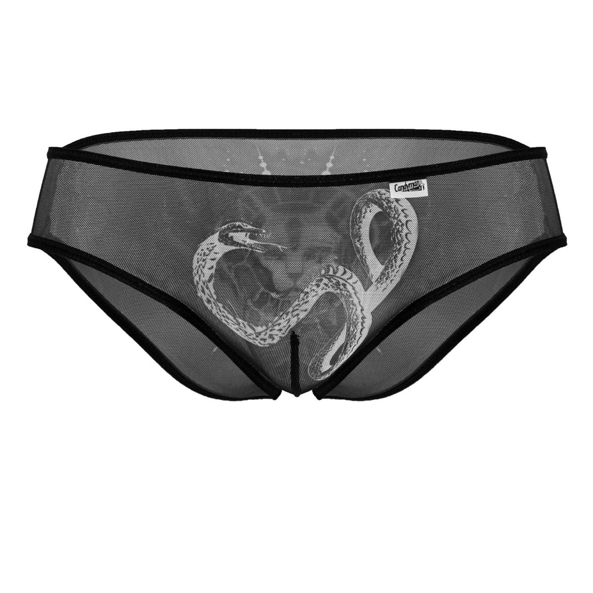 CandyMan Egyptian Briefs - Black-White