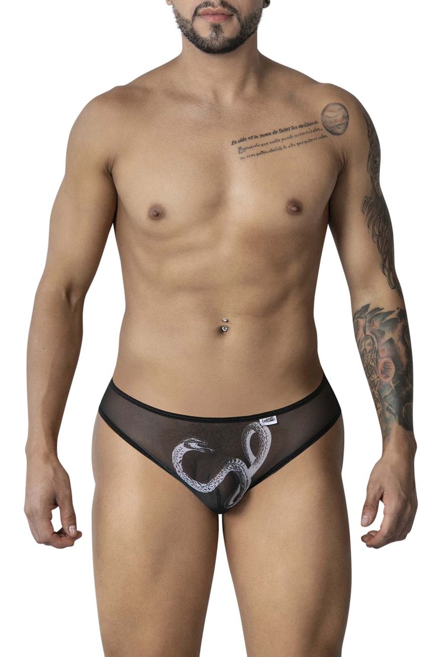 CandyMan Egyptian Briefs - Black-White