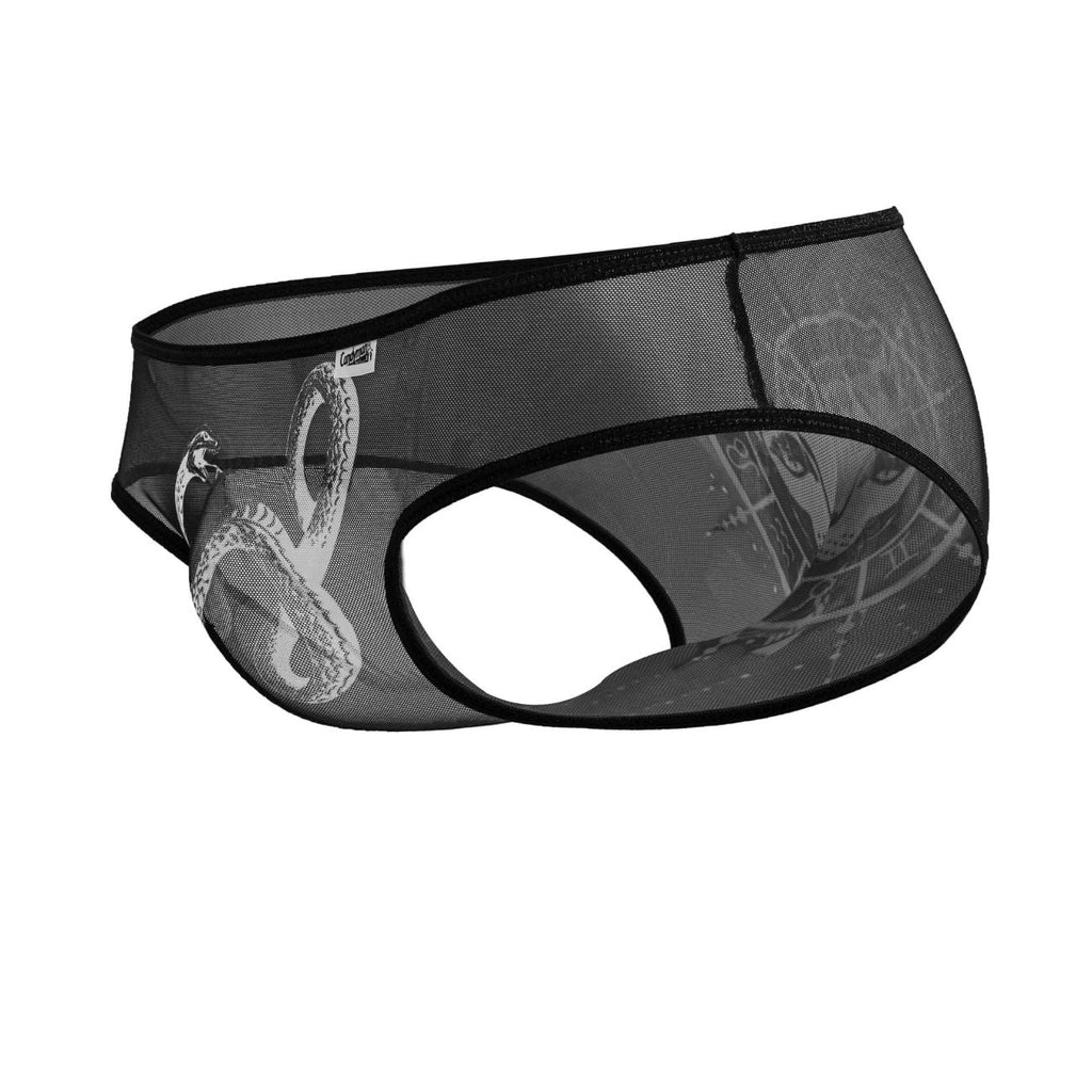 CandyMan Egyptian Briefs - Black-White