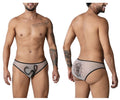 CandyMan Egyptian Briefs - Nude-Black