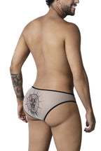 CandyMan Egyptian Briefs - Nude-Black